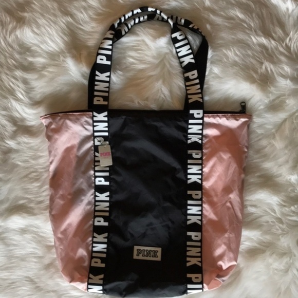 PINK Victoria's Secret Handbags - NWT Victoria’s Secret PINK Zip Up Bag
